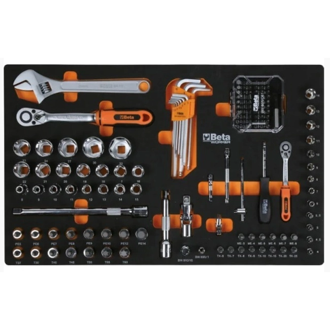 Vendita online Carrello con cassetti e 189 utensili art. BW 5000S O/3M ARANCIONE